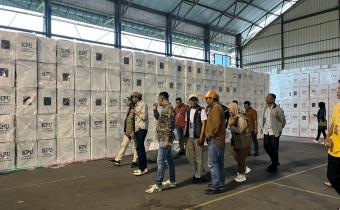 pengawasan melekat penortiran dan pelipatan surat suara